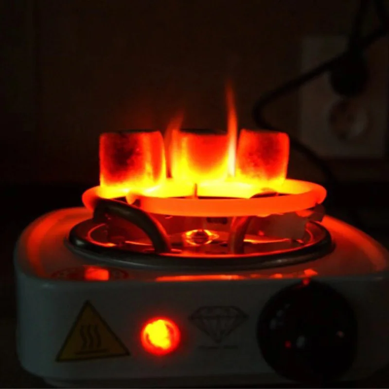500W Electric Stove Shisha Coal Burner Hot Plate 220V Travel Portable Cooking Appliances Coffee Heater Chicha EU Plug