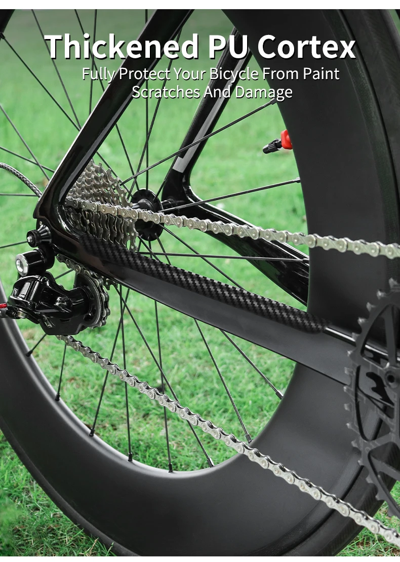 MUQZI Frame Chain Protective Stickers Bike Chainstay Protection Tape Frame Pad MTB Road BMX Bicycle Chain Guard Protector
