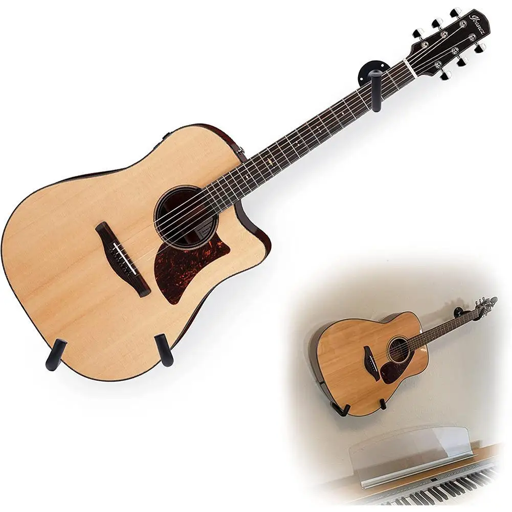 Horizontal Metal Guitar Wall Mount Hanger Stand For Acoustic Guitar Bass Violins Mandolins Slat Display Support