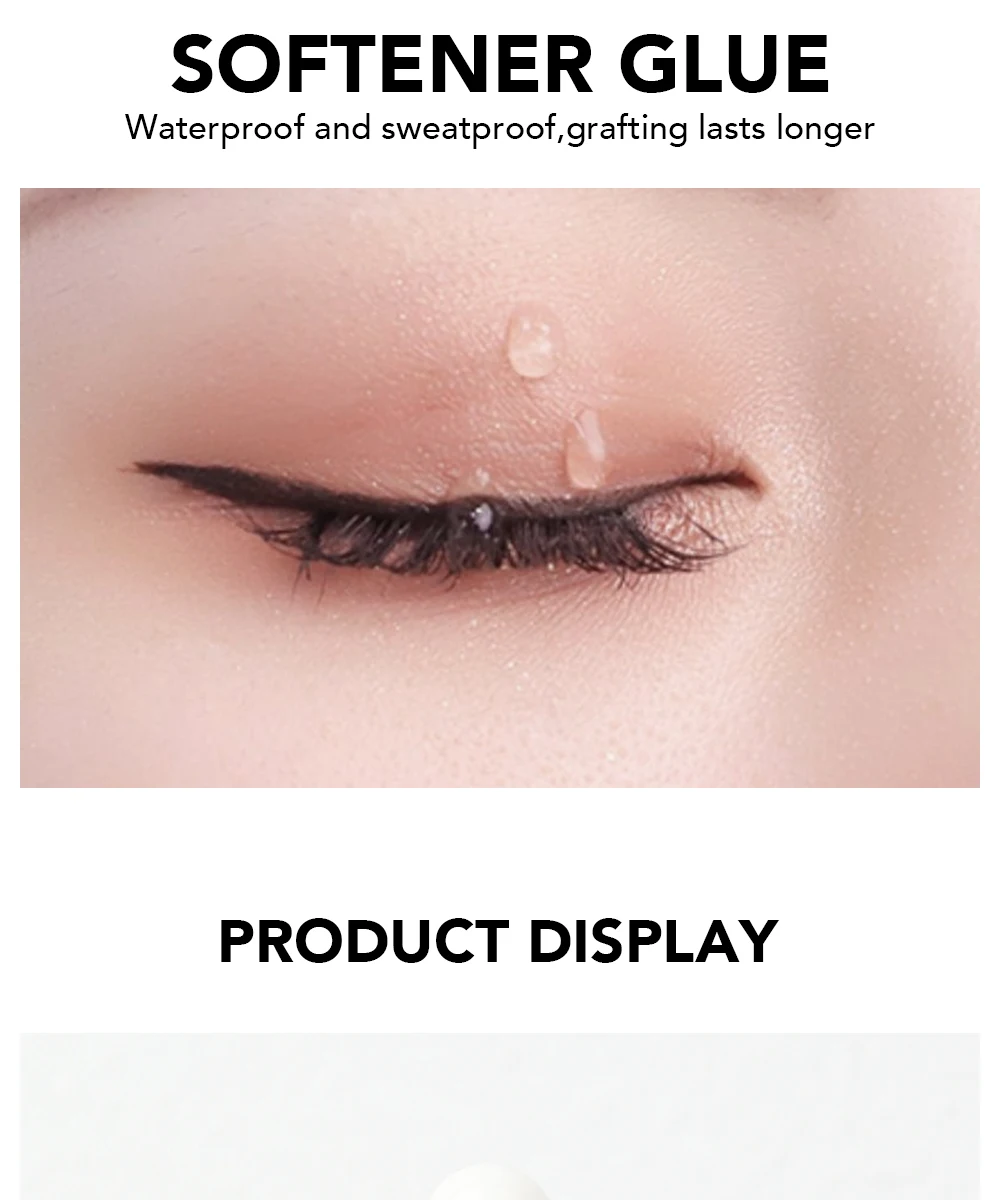 NATUHANA Lash Bonder for Eyelash Extensions Sealant Longer Retention Waterproof Oil-Proof Super Bonder Glue Accelerator