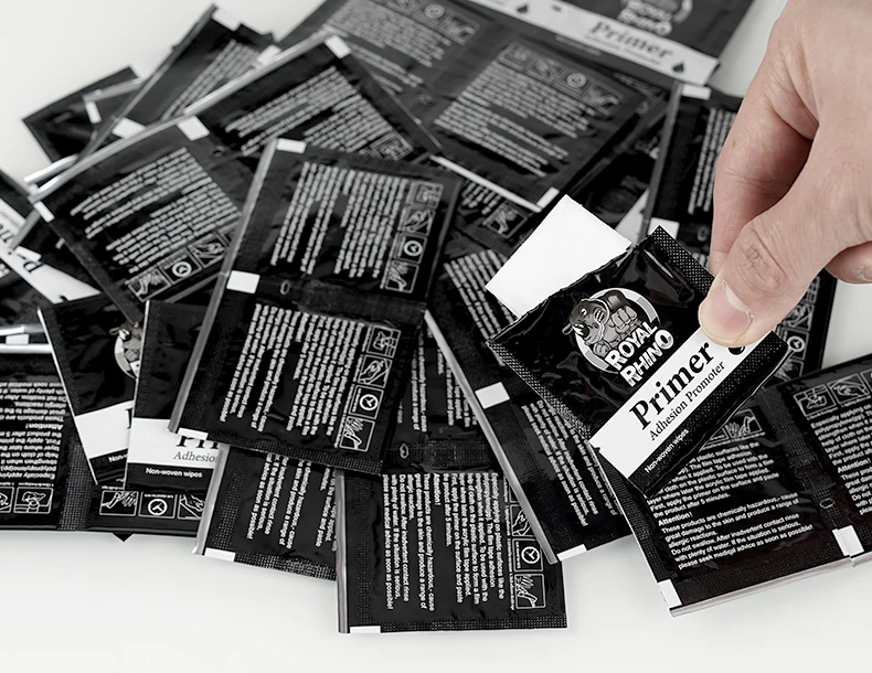 6~1000PCS Primer Adhesion Promoter Bags Non-Woven Wipes for Double Sided Adhesive Tape Enhancers