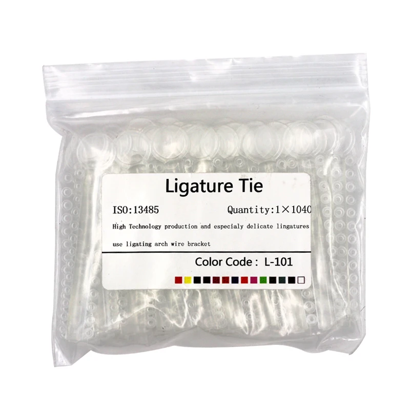 1040pcs 40Ties/set Dental Orthodontic Elastic Ligature Ties Bands For Dentist Braces Treatment Material