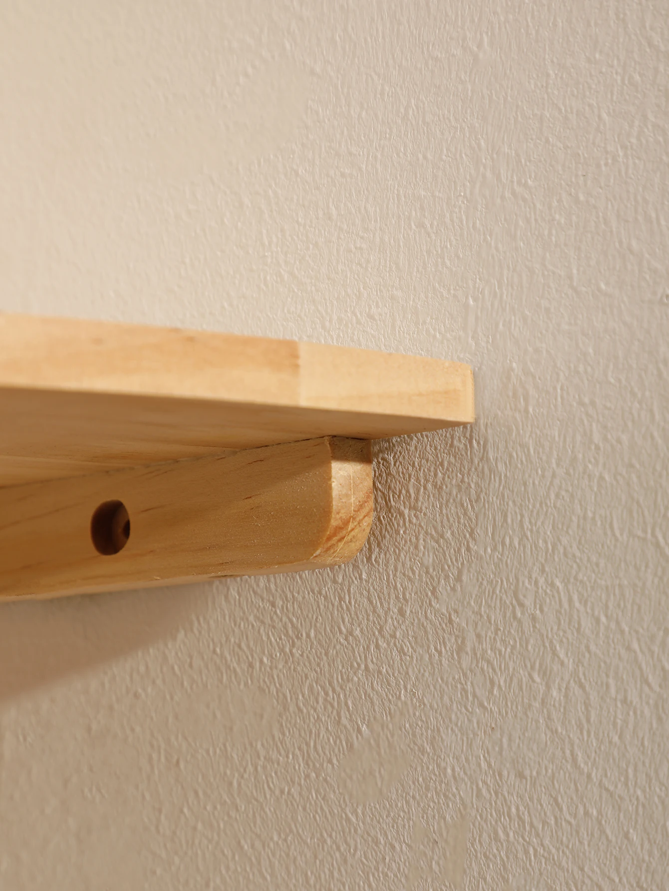Scalloped Corner Shelves Floating Wall Shelf Storage Rack Wooden Wall Decor Bedroom Living Room Kitchen Home Decorations Ledge