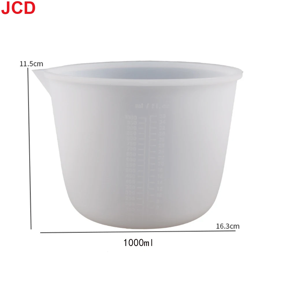 1000ml 600ml 450ml 350ml 250ml 100ml 30ml Measure Cup for Resin Supplies Silicone Measuring Cup for Resin Epoxy DIY Craft Tool