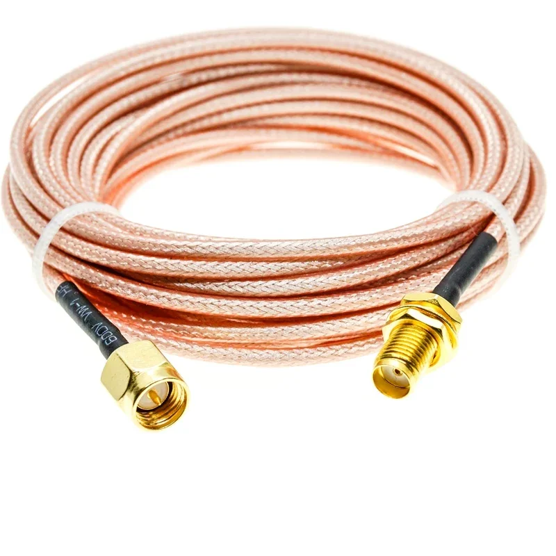 RG316 CABLE SMA Male To SMA Female Bulkhead Crimp connector Coax RF Extension Cable Coaxial Jumper Pigtail Wire