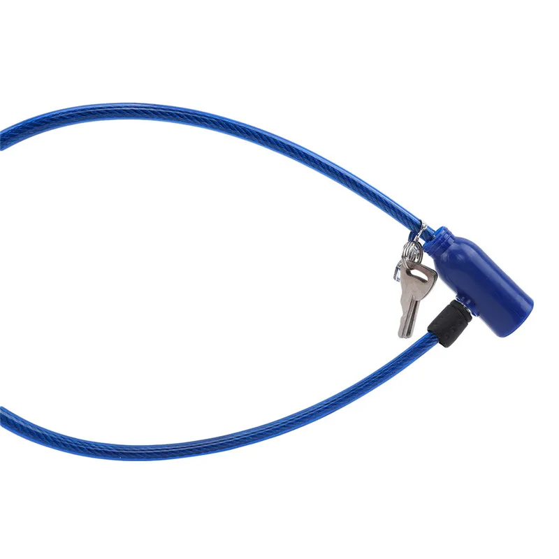 Universal Anti-Theft Bike Bicycle Lock Stainless Steel Cable Coil For Castle Motorcycle Cycle Mtb Bike Security Lock With 2 Key
