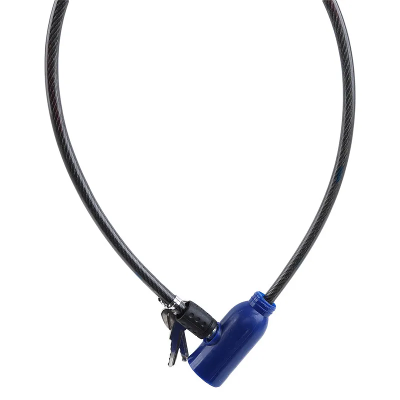 Universal Anti-Theft Bike Bicycle Lock Stainless Steel Cable Coil For Castle Motorcycle Cycle Mtb Bike Security Lock With 2 Key