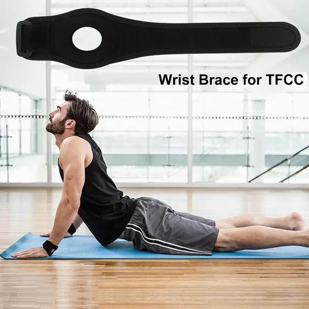 Adjustable Wrap Compression Wrist Brace for TFCC Tears Carpal Tunnel Pain Tendonitis Relief Fitness Weight Lifting Wrist Support