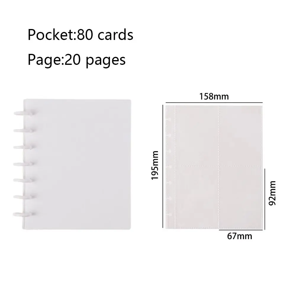 Kpop Photo Album New INS Multi-pockets Loose-leaf Binder 3 Inch Photocard Holder Idol Cards Collect Book Star Chaser