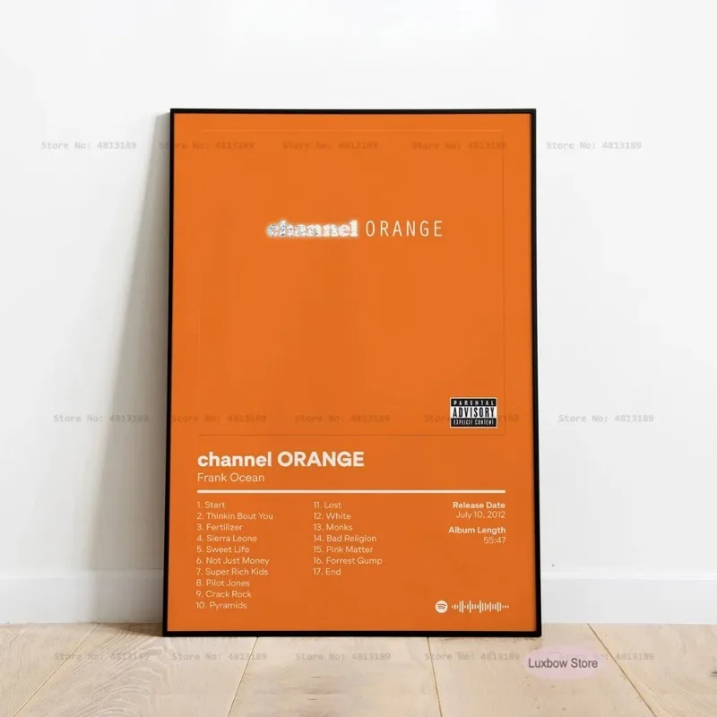 New Frank Poster Prints Ocean Blonde Nostalgia Ultra Hip Hop Music Album Canvas Painting Art Wall Picture Living Room Home Decor