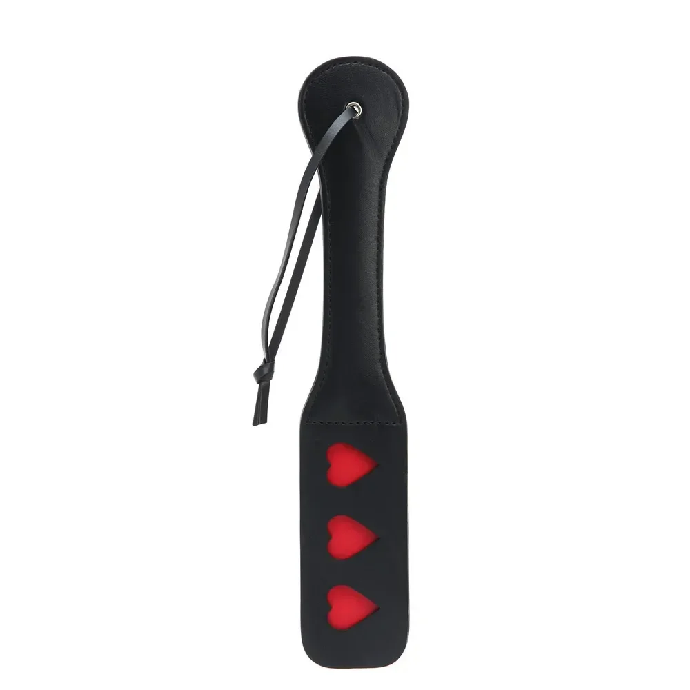 1pc PU Leather Riding Whip Portable Outdoor Game Durable Soft Handle Horse Riding Paddle Horse Racing Training Practice Tool