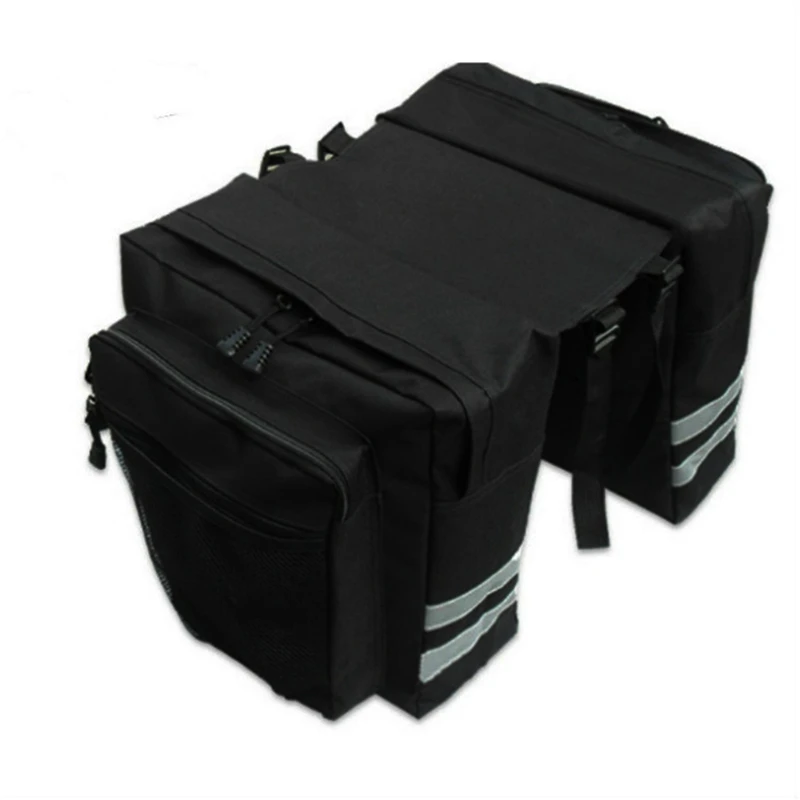 MTB Bicycle Carrier Bag Rear Rack Bike Trunk Bag Luggage Pannier Back Seat Double Side Cycling Bycicle Bag Durable Travel