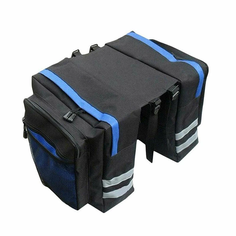 MTB Bicycle Carrier Bag Rear Rack Bike Trunk Bag Luggage Pannier Back Seat Double Side Cycling Bycicle Bag Durable Travel