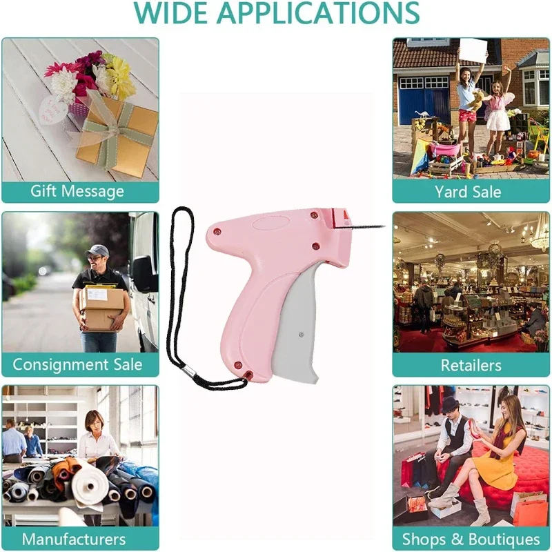 Garment Label Gun Quilt Holder Hangtag Gun Soft Silicone Pinless Snap Single Needle Sewing Gun Non-Tracking Sheet Anti-slip Tool
