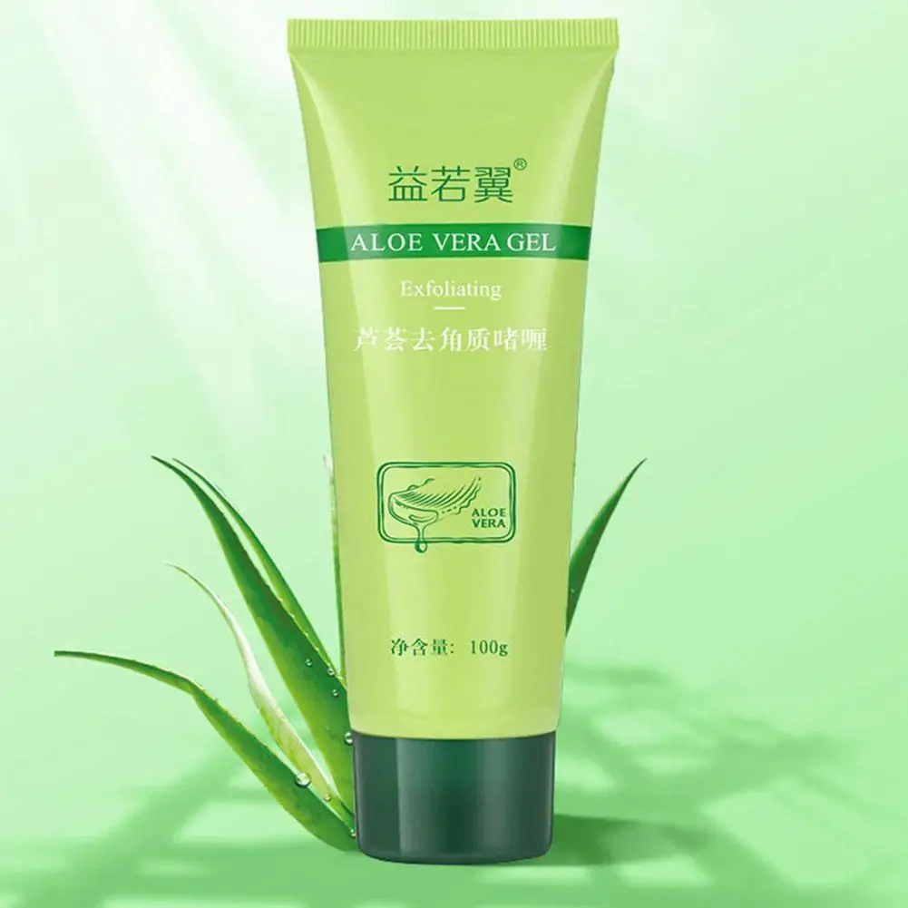 Face Exfoliating Gel Aloe Vera Facial Exfoliating Scrub Cleanses Remove Blackhead Moisturizing Shrink Pores Skin Care 30g-100g