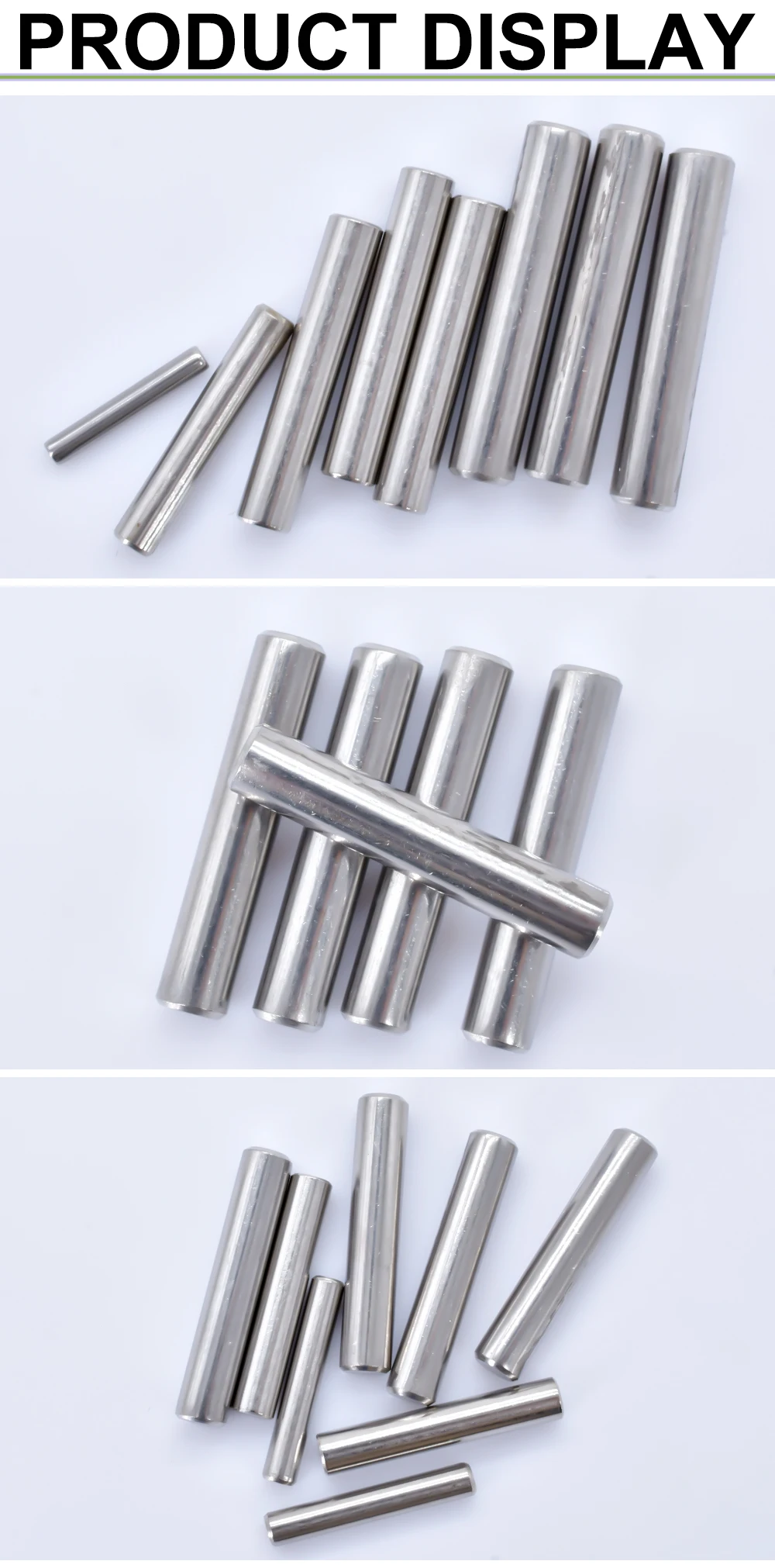 GB119 Cylindrical Locating Dowel Pin M1 M1.5 M2 M2.5 M3 M4 M5 M6 M8 M10 304 Stainless Steel Fixed Shaft Pins Round Solid Rod