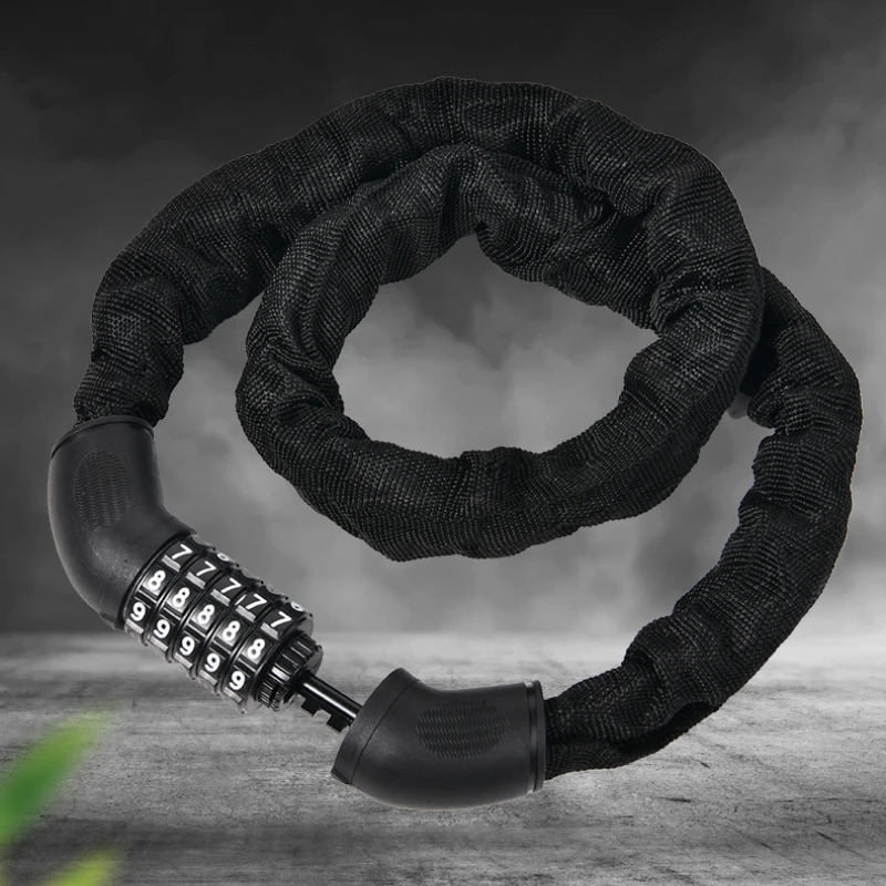 Motorcycle Electric Car Combination Lock Chain Lock Bicycle Anti-Theft Lock Portable Chain Lock Mountain Bike Bicycle Locks