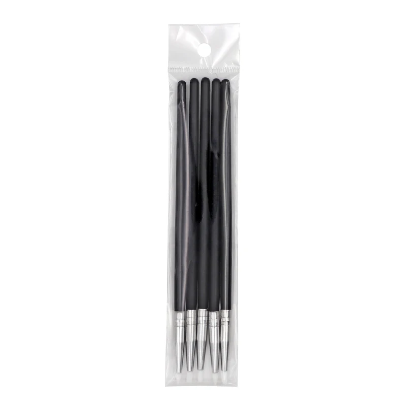 5Pcs Dental Resin Silicone Shaping Pen Brush Art Brush Dentistry Composite Cement Porcelain Teeth Shaping DIY Drawing Tool