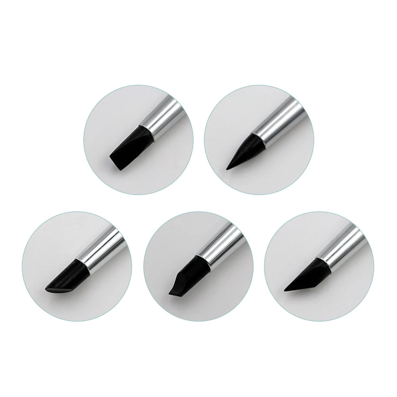 5Pcs Dental Resin Silicone Shaping Pen Brush Art Brush Dentistry Composite Cement Porcelain Teeth Shaping DIY Drawing Tool