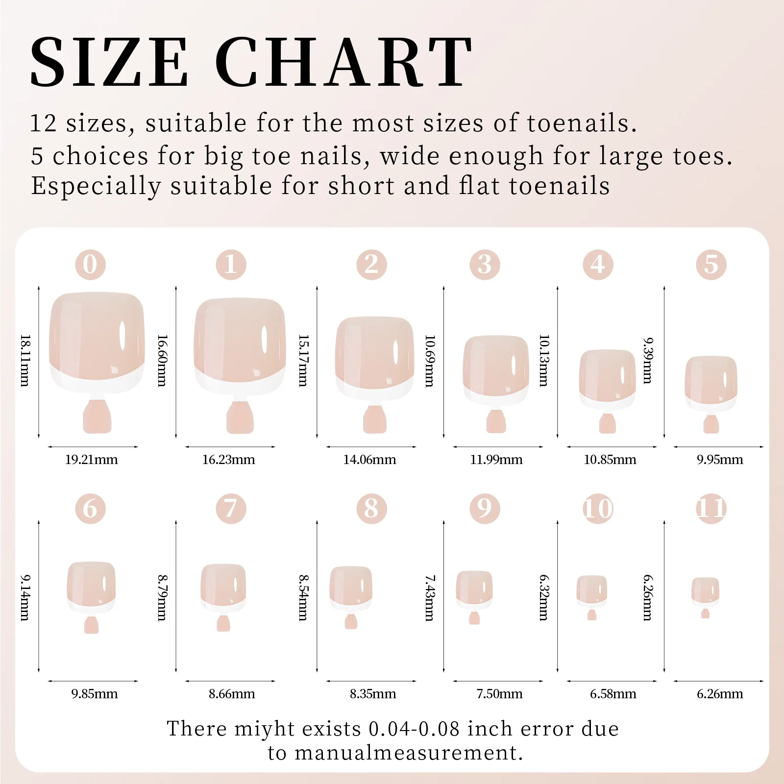 120Pcs/Boxed French Toe False Nail Press on Acrylic Nails Removable UltraThin Traceless Fake Nail Patches Reusable False Nail