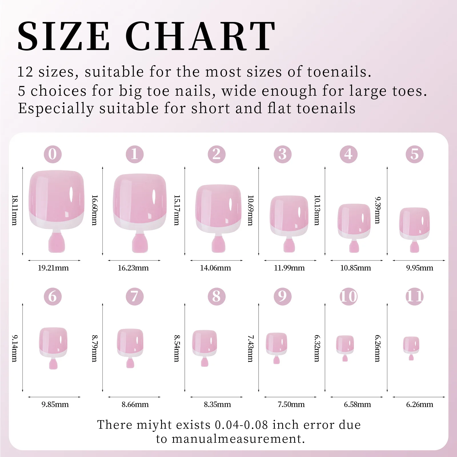 120Pcs/Boxed French Toe False Nail Press on Acrylic Nails Removable UltraThin Traceless Fake Nail Patches Reusable False Nail