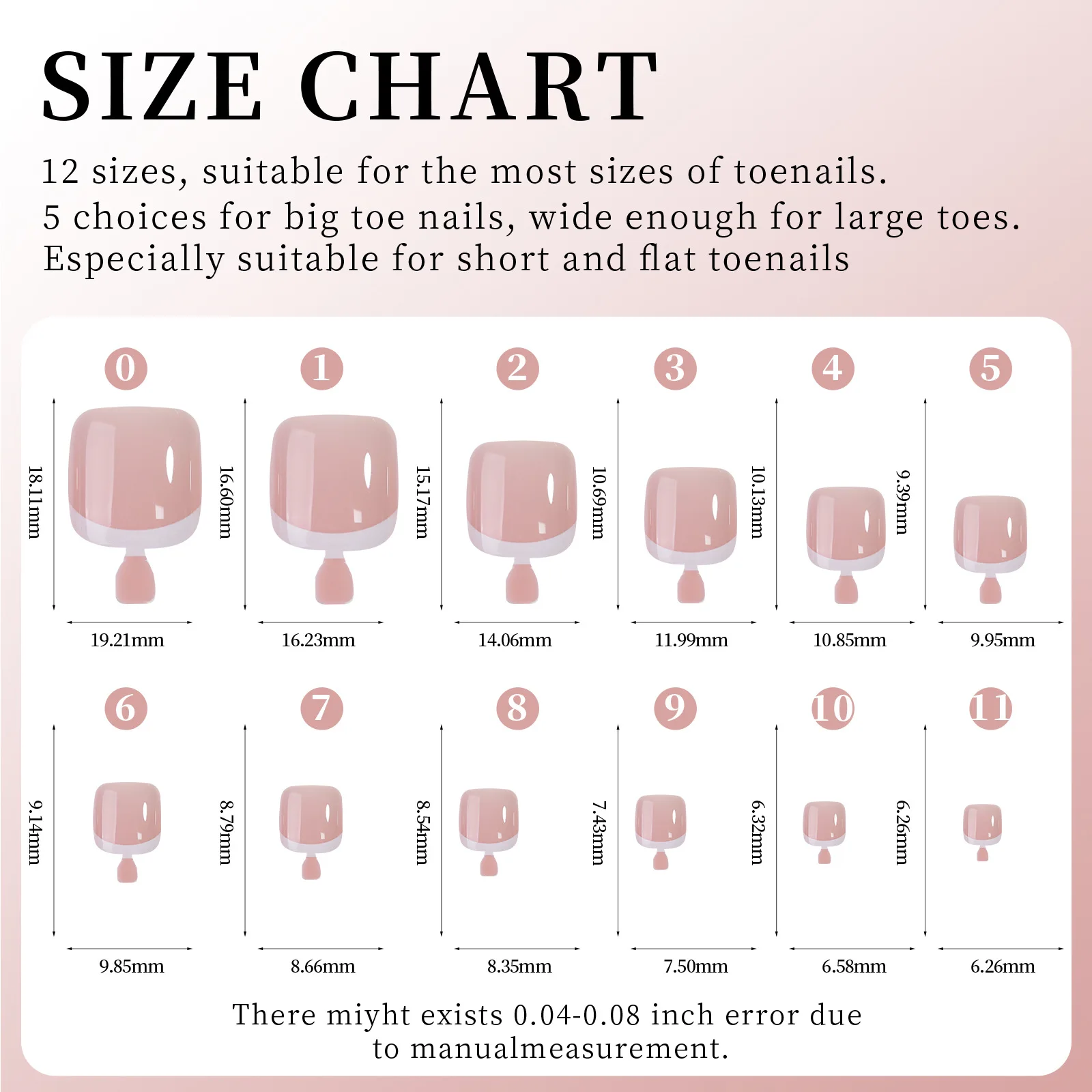 120Pcs/Boxed French Toe False Nail Press on Acrylic Nails Removable UltraThin Traceless Fake Nail Patches Reusable False Nail