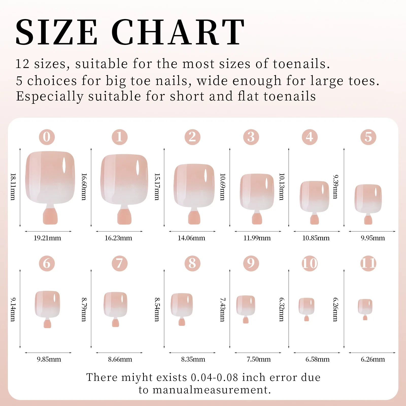 120Pcs/Boxed French Toe False Nail Press on Acrylic Nails Removable UltraThin Traceless Fake Nail Patches Reusable False Nail