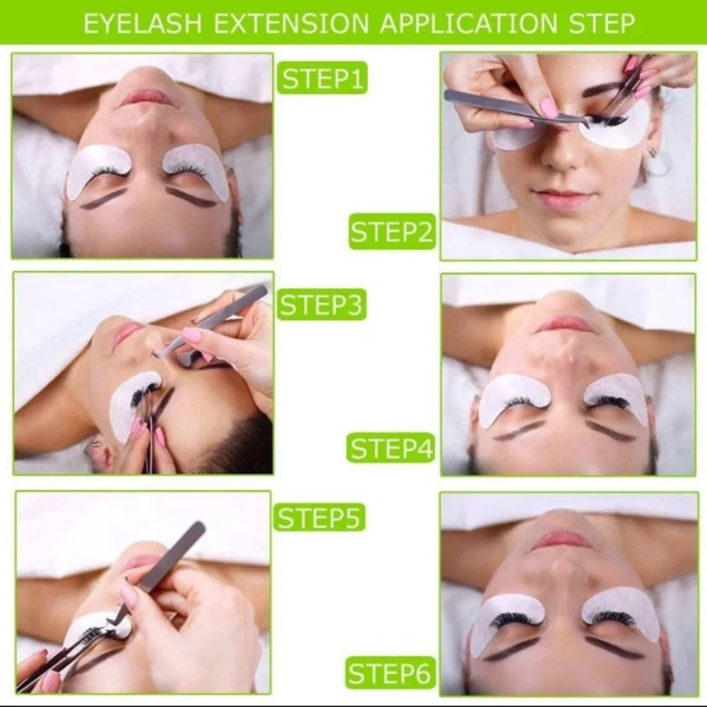 100pairs eye patches eyelash extension under eyelashes fake lashes stickers lash extension supplies patches for building eyelid