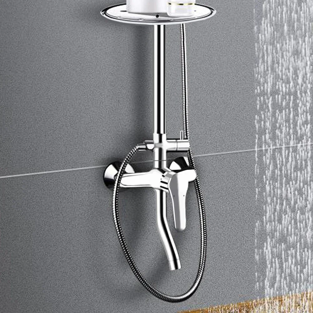 Brass 3-way G1/2 Shower Diverter Valve Water Separator Shower Tee Adapter Adjustable Faucet Switcher Bathroom Replacement Part