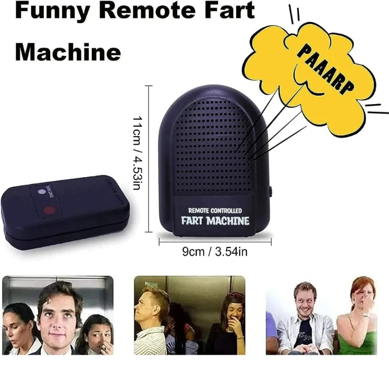 Versatile Fart Sound Device Remote Controlled Fart Machine for Simulated Fart for Pranks and Laughter