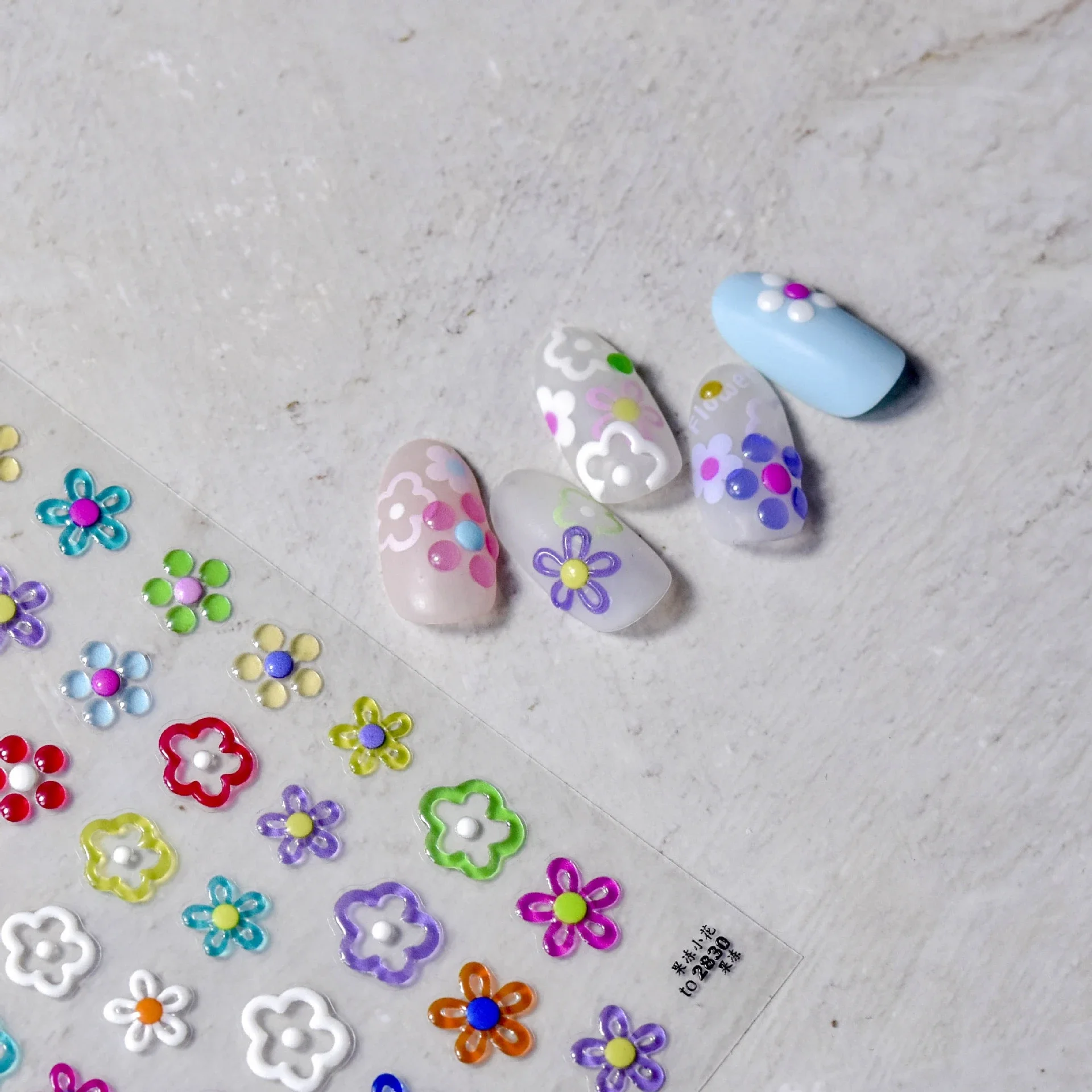 1pcs 5D Kawaii Jelly Strawberry Nail Art Stickers Fashion Cartoon Fruit Nail Transfer Slider Decals DIY Decorations Accessories