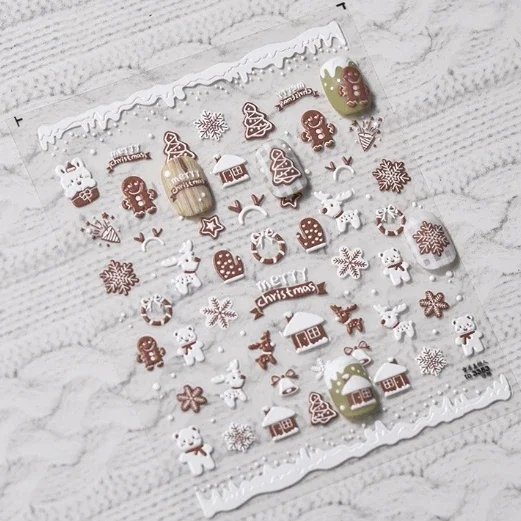 1pcs 5D Kawaii Jelly Strawberry Nail Art Stickers Fashion Cartoon Fruit Nail Transfer Slider Decals DIY Decorations Accessories