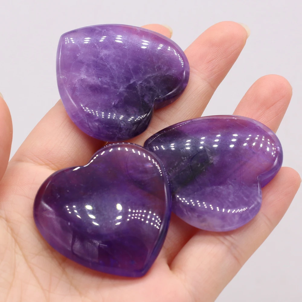 1pc 40mm Natural Stone Crystal Amethyst Quartz Living Room Ornament Love Thumb Stone Forgetfulness Stone Healing Stone Accessory