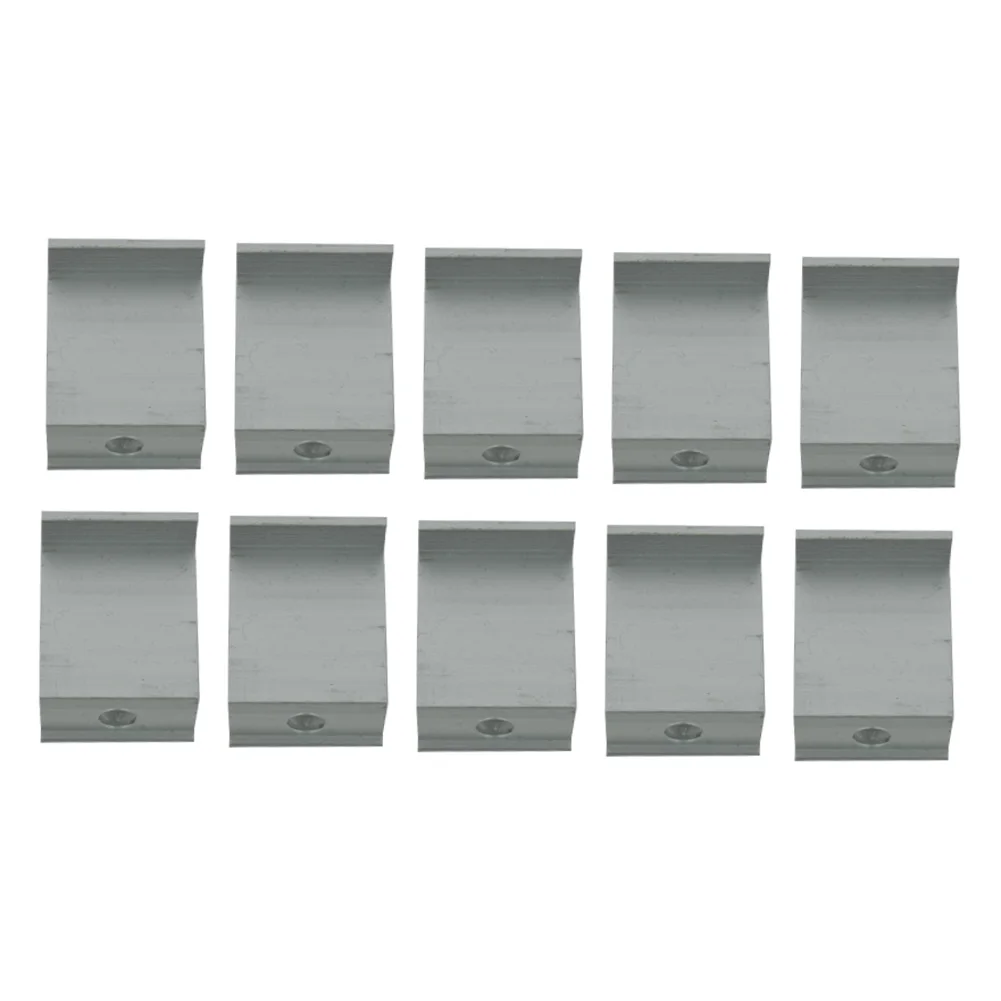 10Pcs Solar Photovoltaic Mounting PV End Clamps 30-45mm Clamps For Solar Module Solar Panel Racking Mounts Accessories