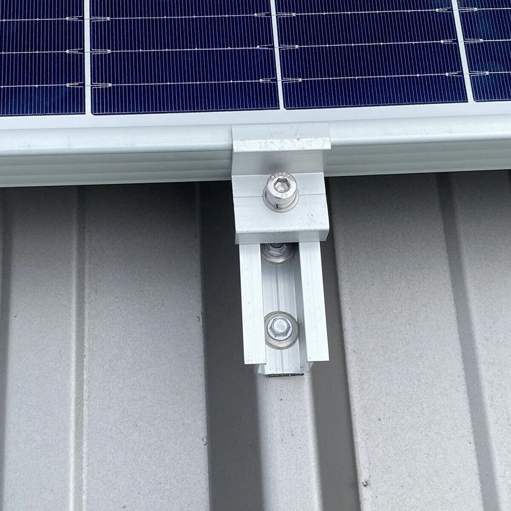 10Pcs Solar Photovoltaic Mounting PV End Clamps 30-45mm Clamps For Solar Module Solar Panel Racking Mounts Accessories