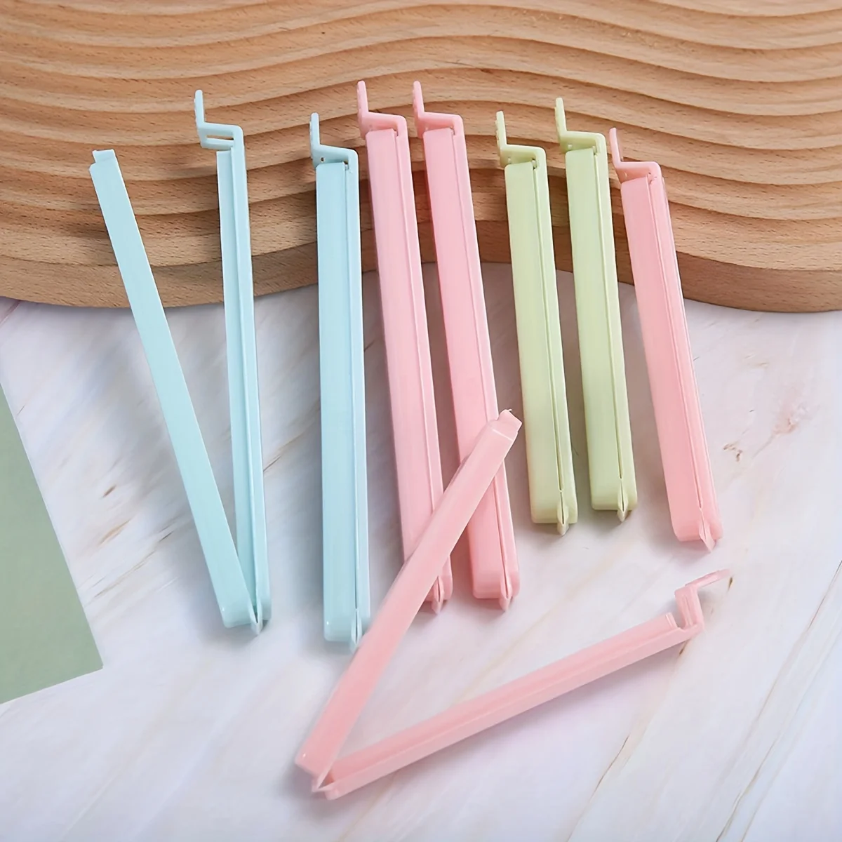 5/10/20Pcs Portable Kitchen Storage Food Snack Seal Sealing Bag Clips Sealer Clamp Plastic Tool Kitchen Accessories