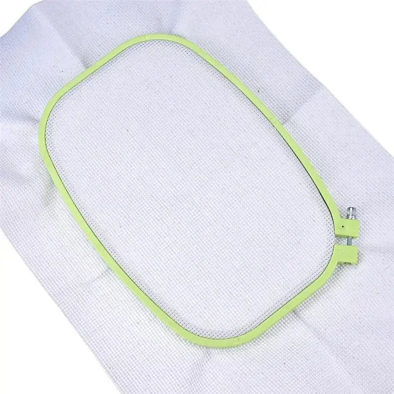 Plastic DIY Embroidery Hoops Square Shape Cross Stitch Hoops Frame Ring Household Craft Embroidery Set Sewing Accessories 5 Size