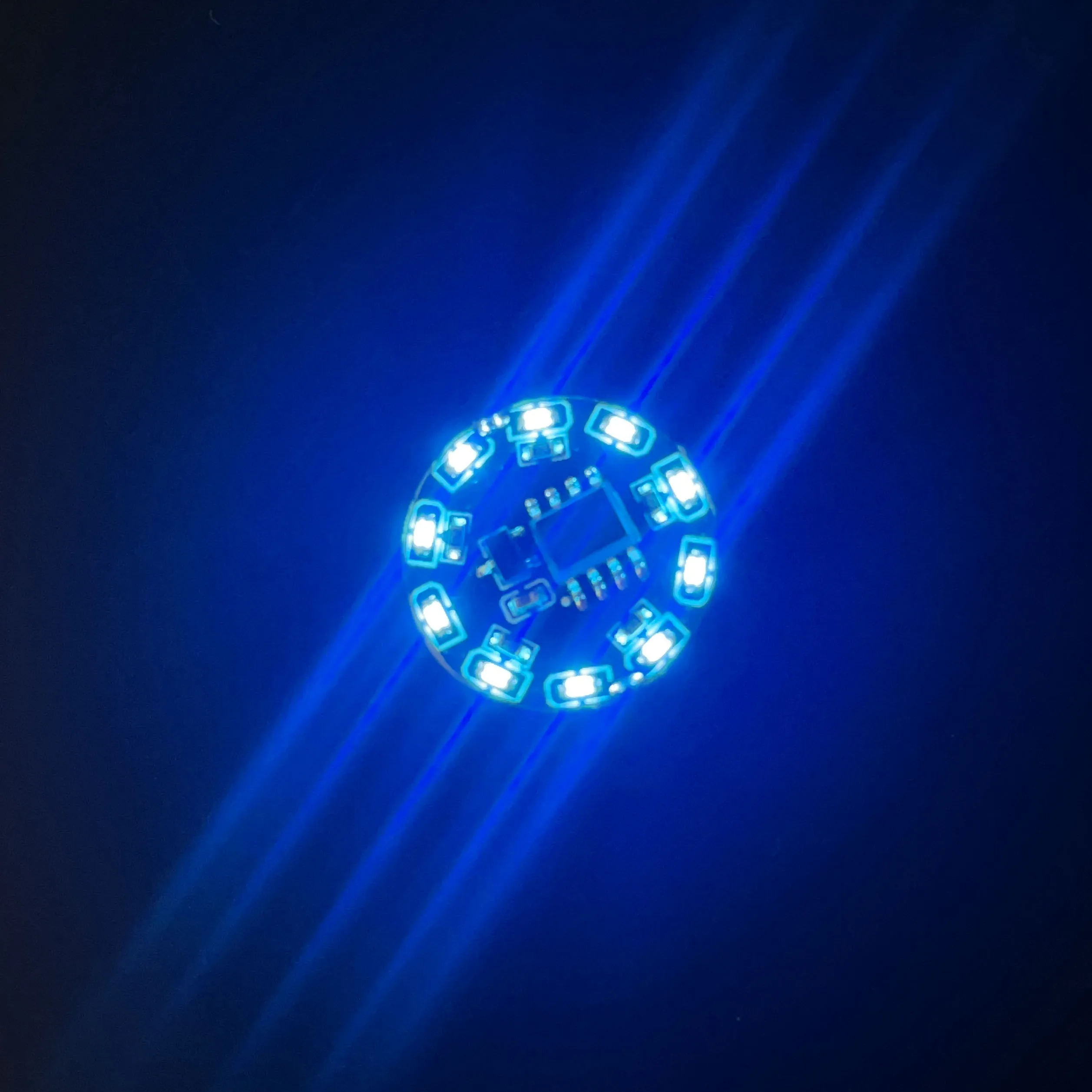 1x 16Modes LED Magnetic Light Switch Control Flow Lights Wireless Lamp Toys Robot Model Magnetic Induction Switch w Battery