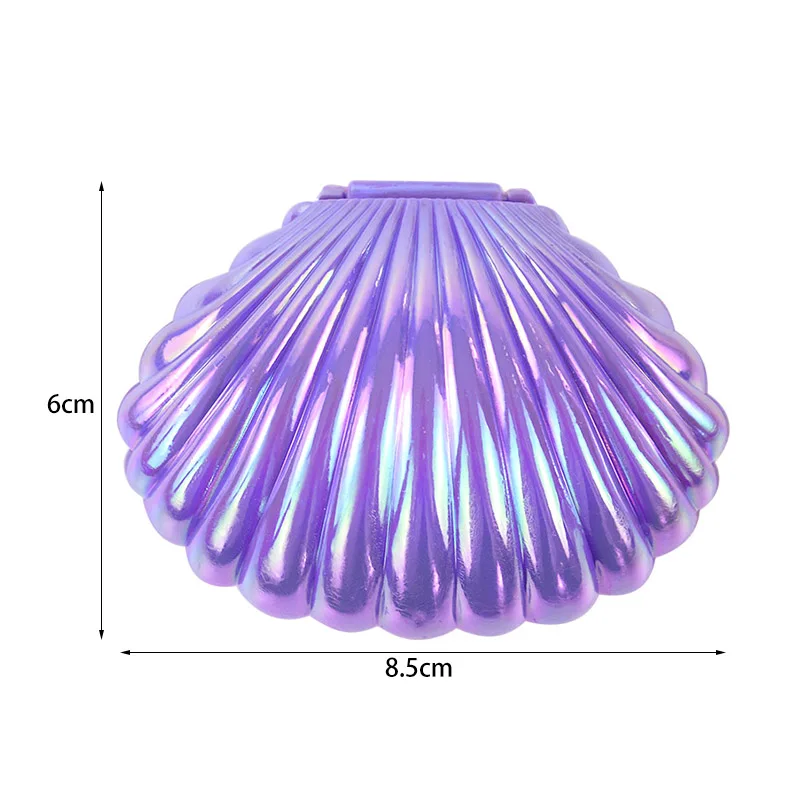 5/10pcs Colorful Shell Candy Boxes Mermaid Birthday Party Biscuit Gift Packaging Jewelry Storage Box Baby Shower Wedding Decor