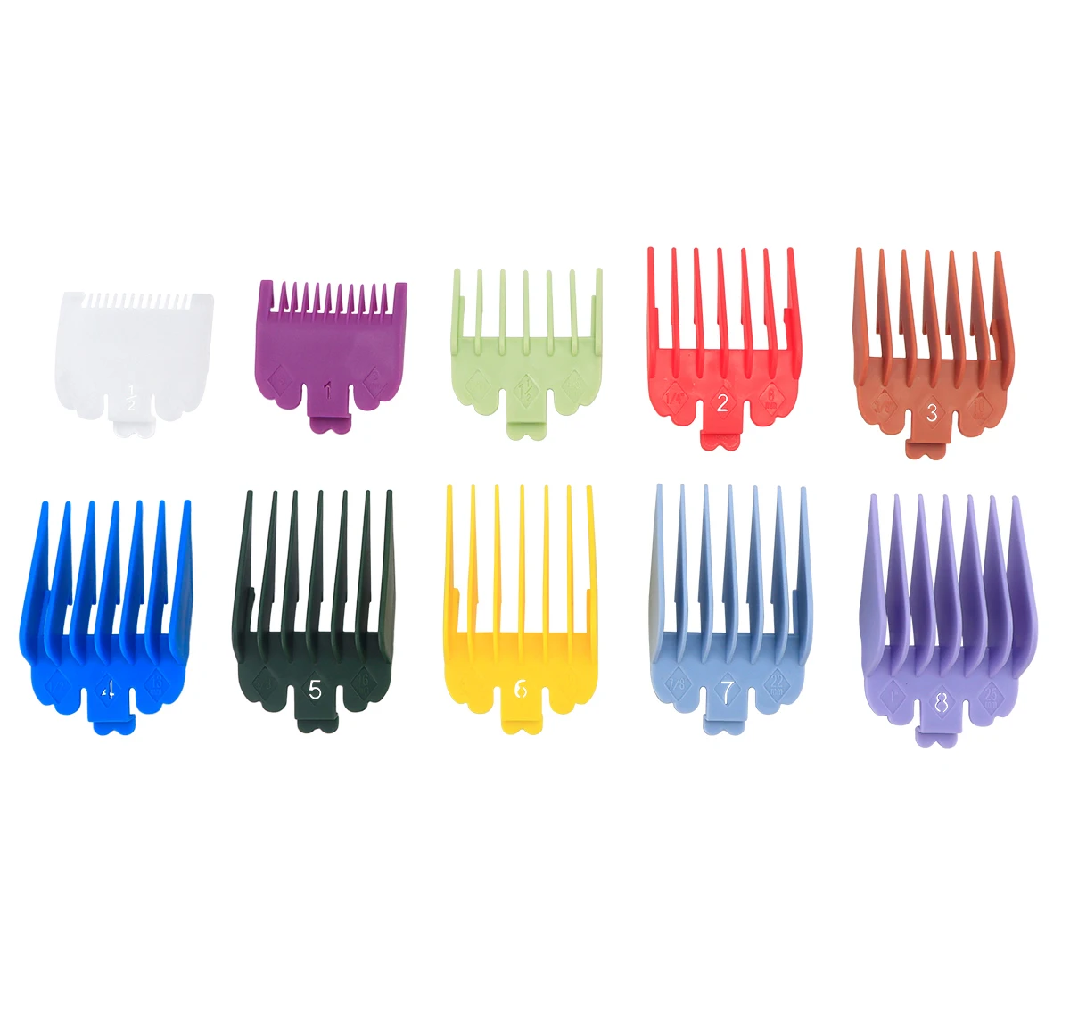 10Pcs Hair Clipper Guards Barber Accessories Professional Trimmer Attachment Limit Combs Replacement Guards Set
