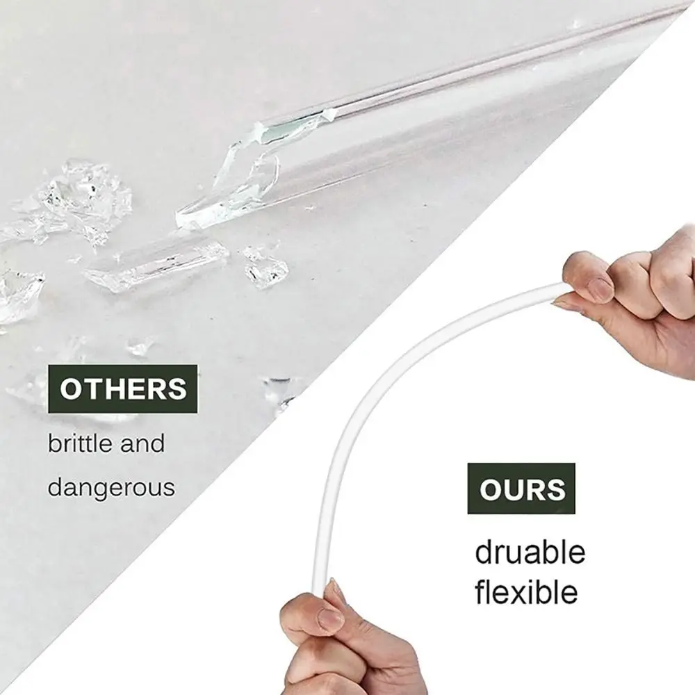 9mm Straight Cup Drinking Straws Vacuum Tumbler Themos Cup Bottle Replacement Straw with Brush Suitable for Stanley 18-40oz