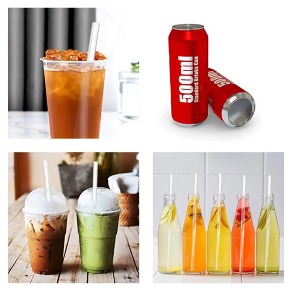 9mm Straight Cup Drinking Straws Vacuum Tumbler Themos Cup Bottle Replacement Straw with Brush Suitable for Stanley 18-40oz