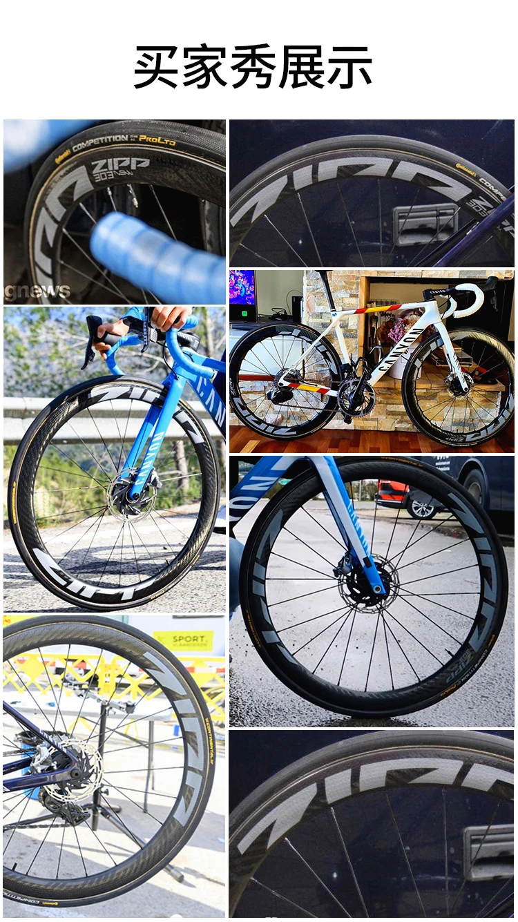 Zipp Firecrest Bicycle Wheelset Stickers 202 303 404 808 Road Bike Cycling Decals for Carbon Rim 2 Wheels Sticker Decoration