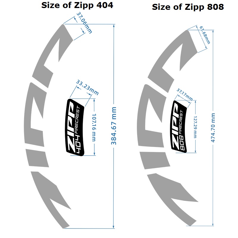 Zipp Firecrest Bicycle Wheelset Stickers 202 303 404 808 Road Bike Cycling Decals for Carbon Rim 2 Wheels Sticker Decoration