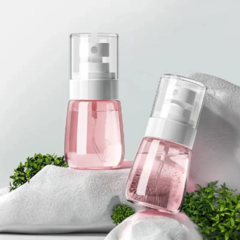 2Pack Refillable Spray Bottles 1oz/30ml Alcohol Atomizer Mini Fine Mist Liquid Containers for Skin Care Makeup Travel Accessorie