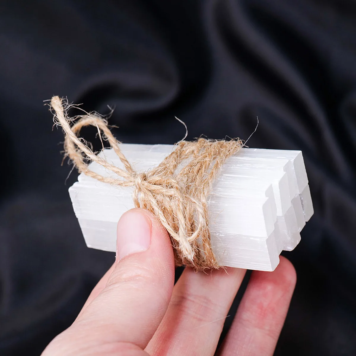 1set Natural Crystal Moroccan Selenite Bar Combination Selenite Plate Selenite Sheet White Quartz Crystal Mineral