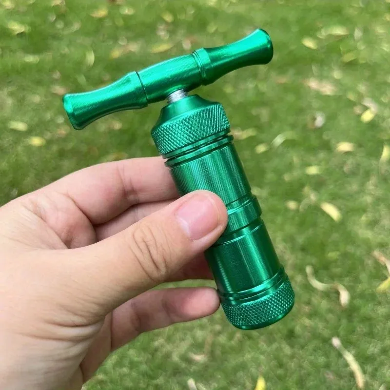 High Quality Aluminum Alloy Press Spice Pepper Mill Smoking Accessories