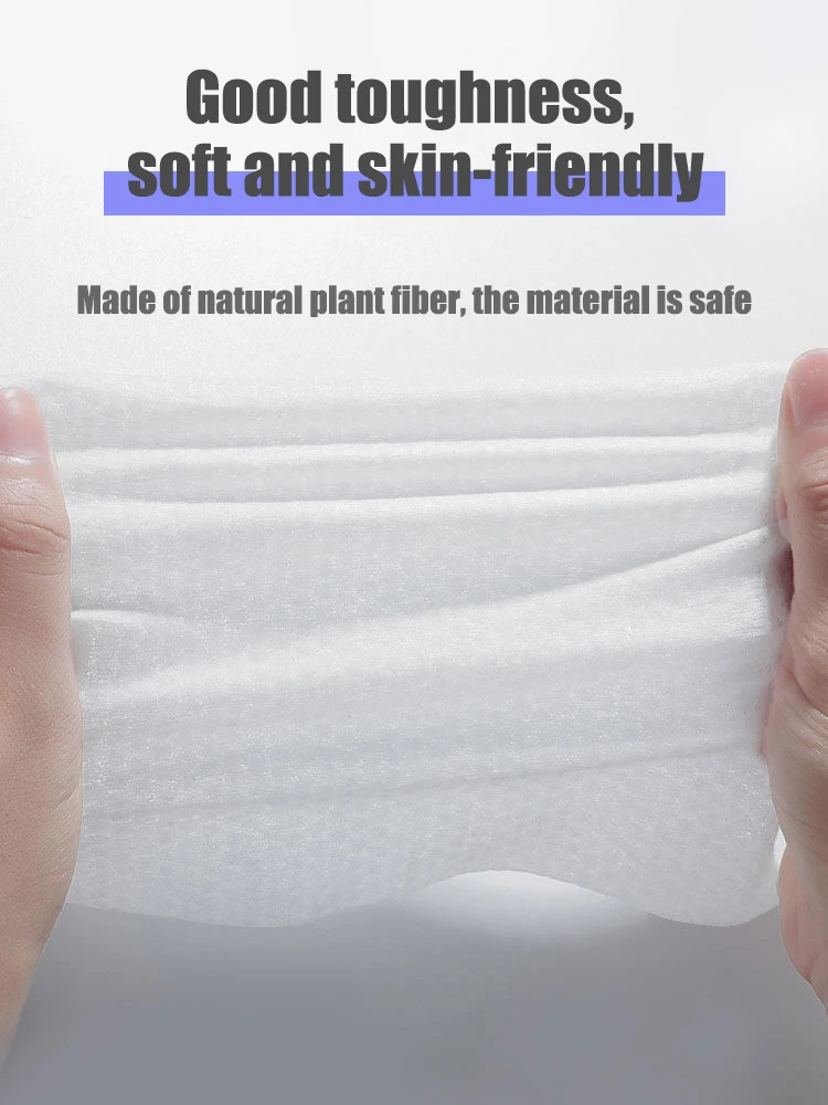 30/70/100PCS Disposable Face Towel Travel Facial Cleansing Wet And Dry Makeup Remover Pearl Cotton Soft Makeup Nonwoven Towel