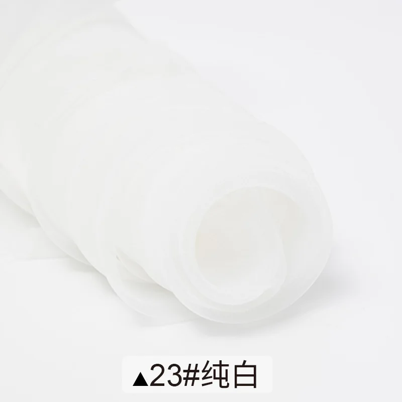 150x100/500cm Soft Transparent Organza Fabric For Wedding Decoration, Background Cloth, Handmade DIY Decorative Fabric TJ0031