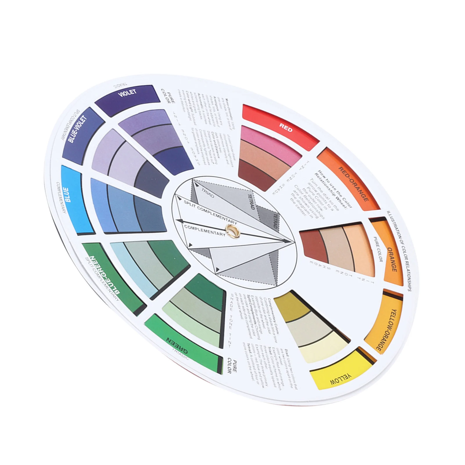 Pigment Color Wheel Tattoo Ink Color Wheel Chart Tattoo Pigment Mix Color for Permanent Eyebrow Lip Tattoo Mix Color
